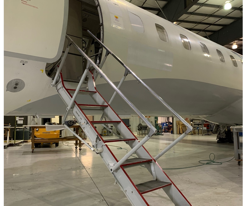 Worldwide Aircraft Services, Inc. partners with Regional One, Inc. on folding stair door installation
